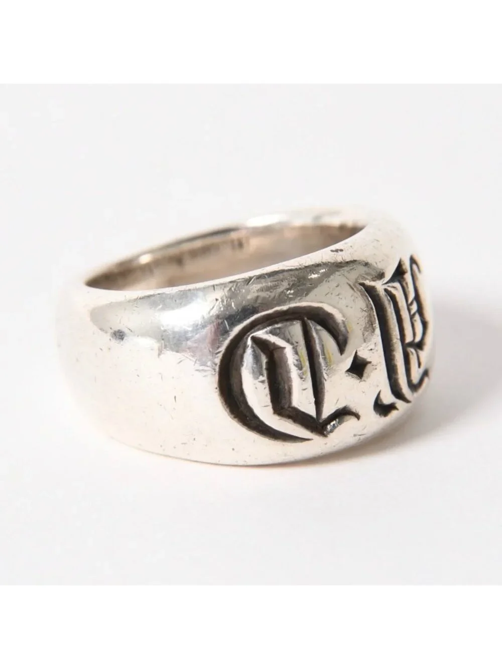 Chrome Hearts Sea CH Sea Ring Sterling Silver